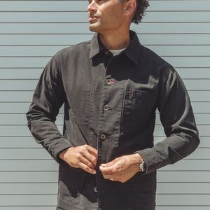 Men's Black Denim Jacket